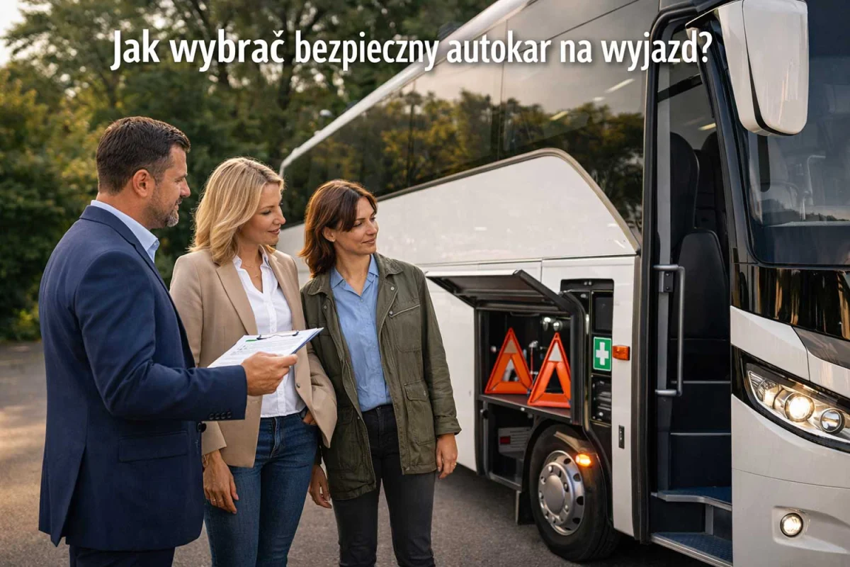 bezpieczny autokar i jakie standardy przewozu osób