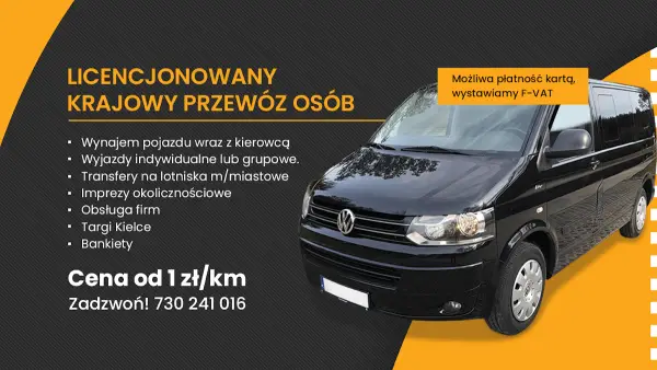 Licencjonowany Przewóz Osób Bus Transfery na lotniska