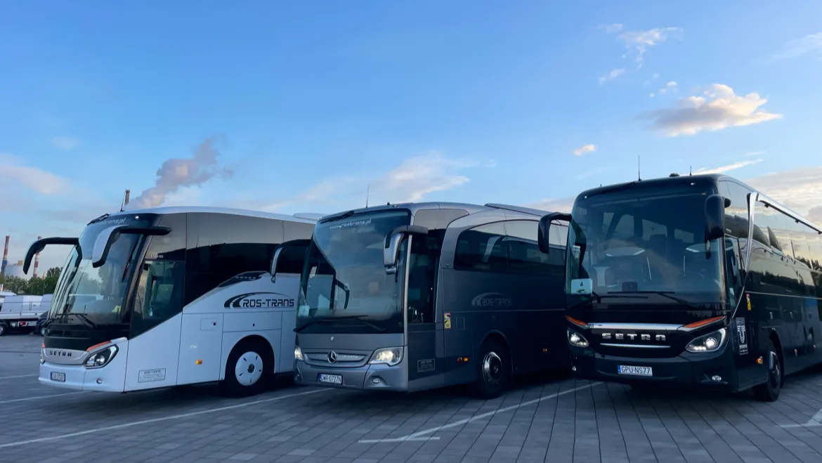 Autokar i flota firmy ROS-TRANS